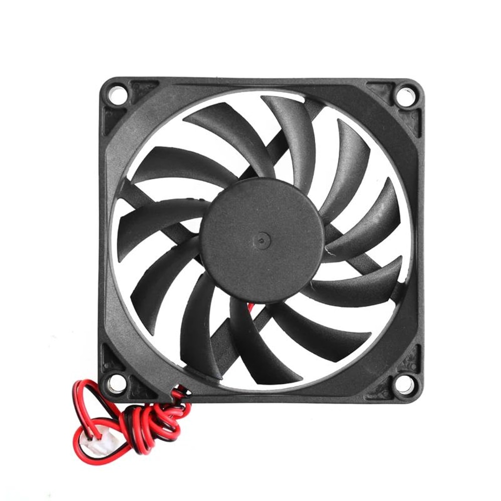 HighEfficiency 12V 80x80x10mm PC Cooling Fan Ultra Slim Case CPU Fan 2