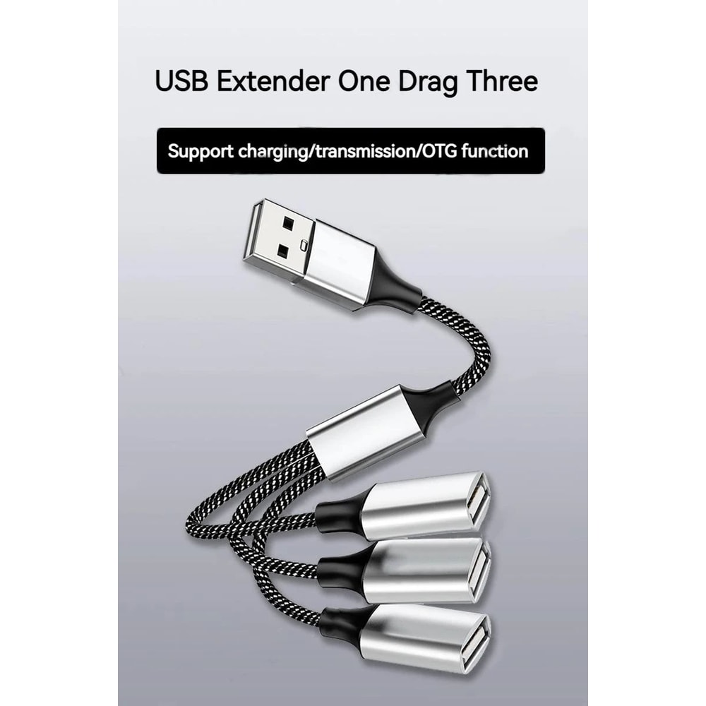 PowerLink 4Port USB Hub Splitter With OTG Charging Support 0