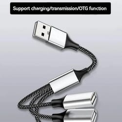 powerlink 4-port usb hub splitter with otg charging support