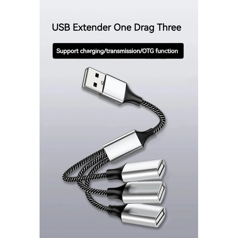 PowerLink 4Port USB Hub Splitter With OTG Charging Support 0