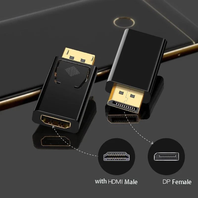 UltraClear 4K DisplayPort To HDMI Adapter For Monitor HDTV 1