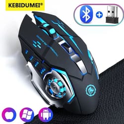propulse rgb rechargeable wireless gaming mouse – 2.4ghz bluetooth precision for pc & laptop
