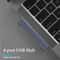 FlexPort 4Port USB 30 Hub HighSpeed 5Gbps Type C USB Splitter For PC Laptop 0