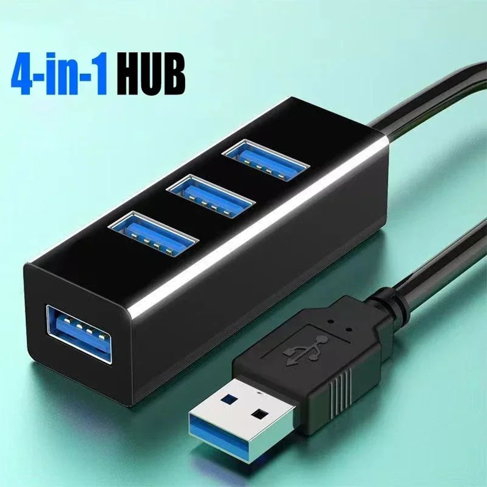 PowerExpand 4Port USB 20 Hub HighSpeed USB Splitter Cable For PC Laptop 1