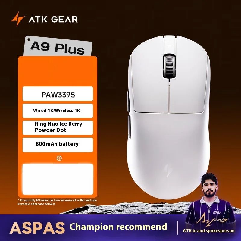 ATK A9 Ultra 8K Wireless Gaming Mouse 53g TriMode Precision For Competitive Play 8