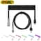 NNBILI Type C Coiled Keyboard Cable With Aviator Connector Premium USB C Cable For Mechanical Keyb 0