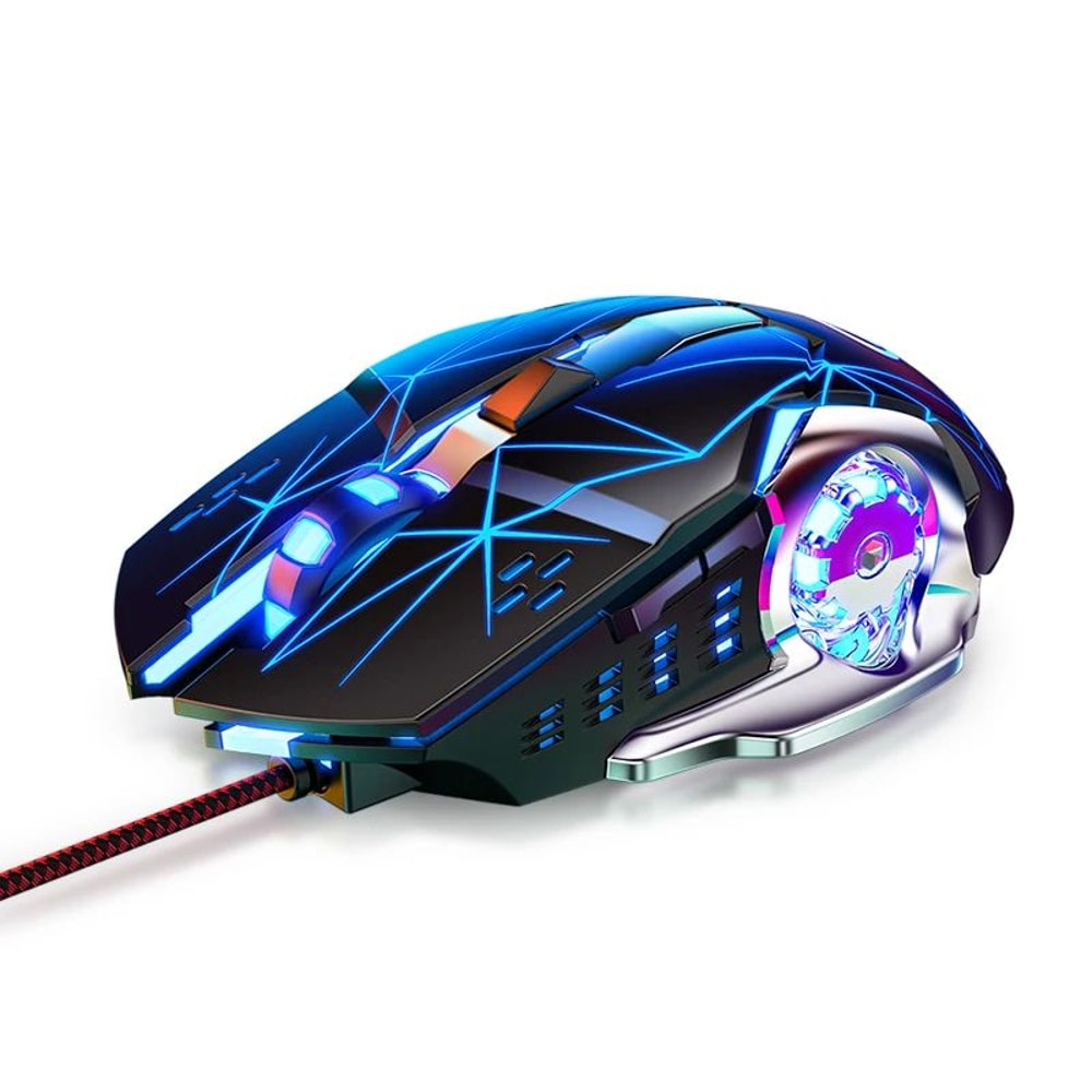 G15 RGB Wired Gaming Mouse Silent Click USB Optical Mouse For PC Laptop 2