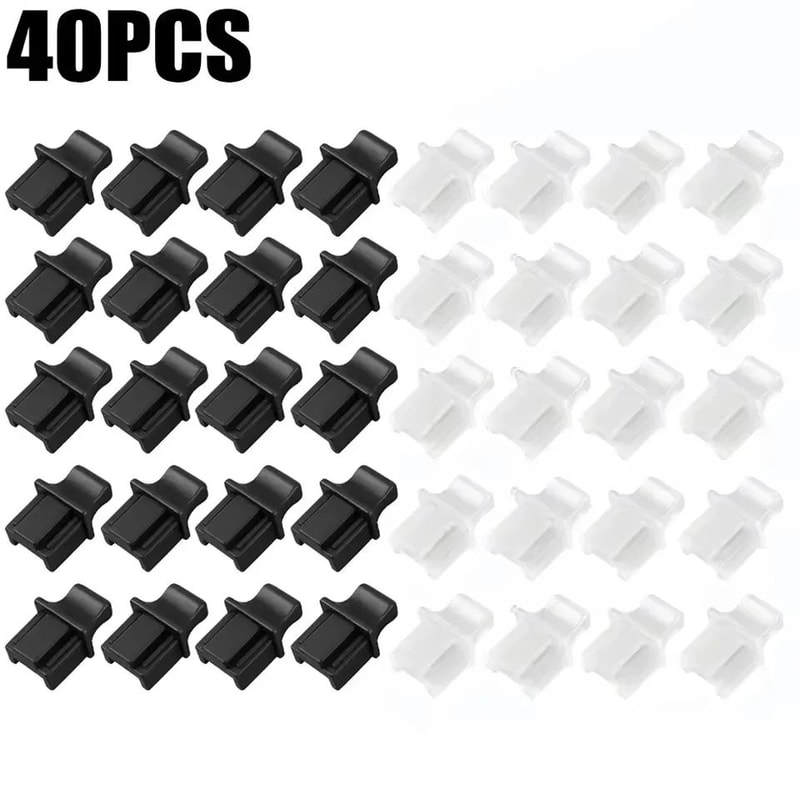 RJ45 Ethernet Port Dust Covers Silicone LAN Port Protectors For Routers Switches 15