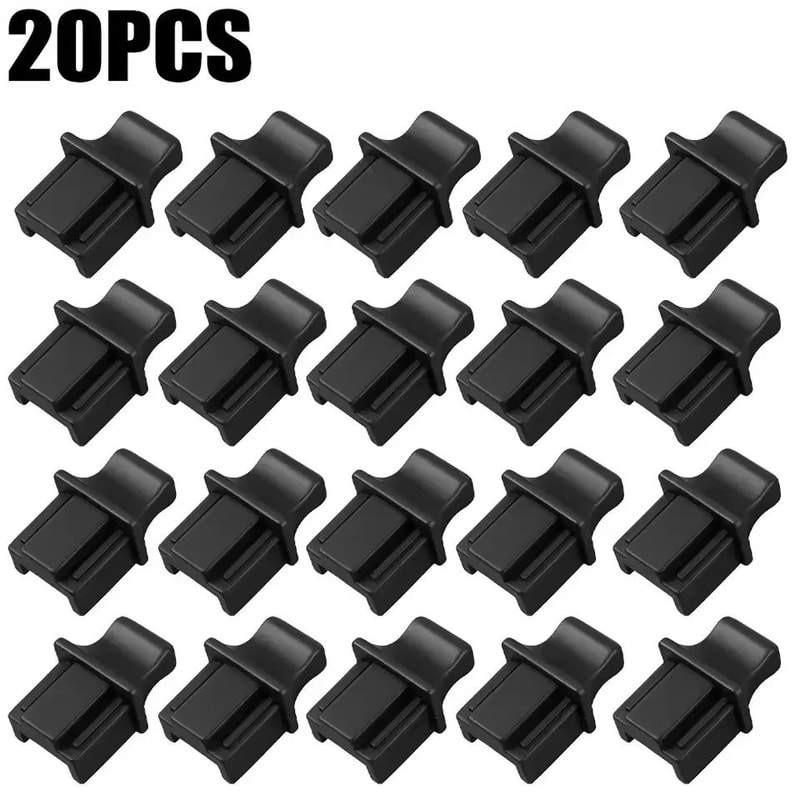 RJ45 Ethernet Port Dust Covers Silicone LAN Port Protectors For Routers Switches 6