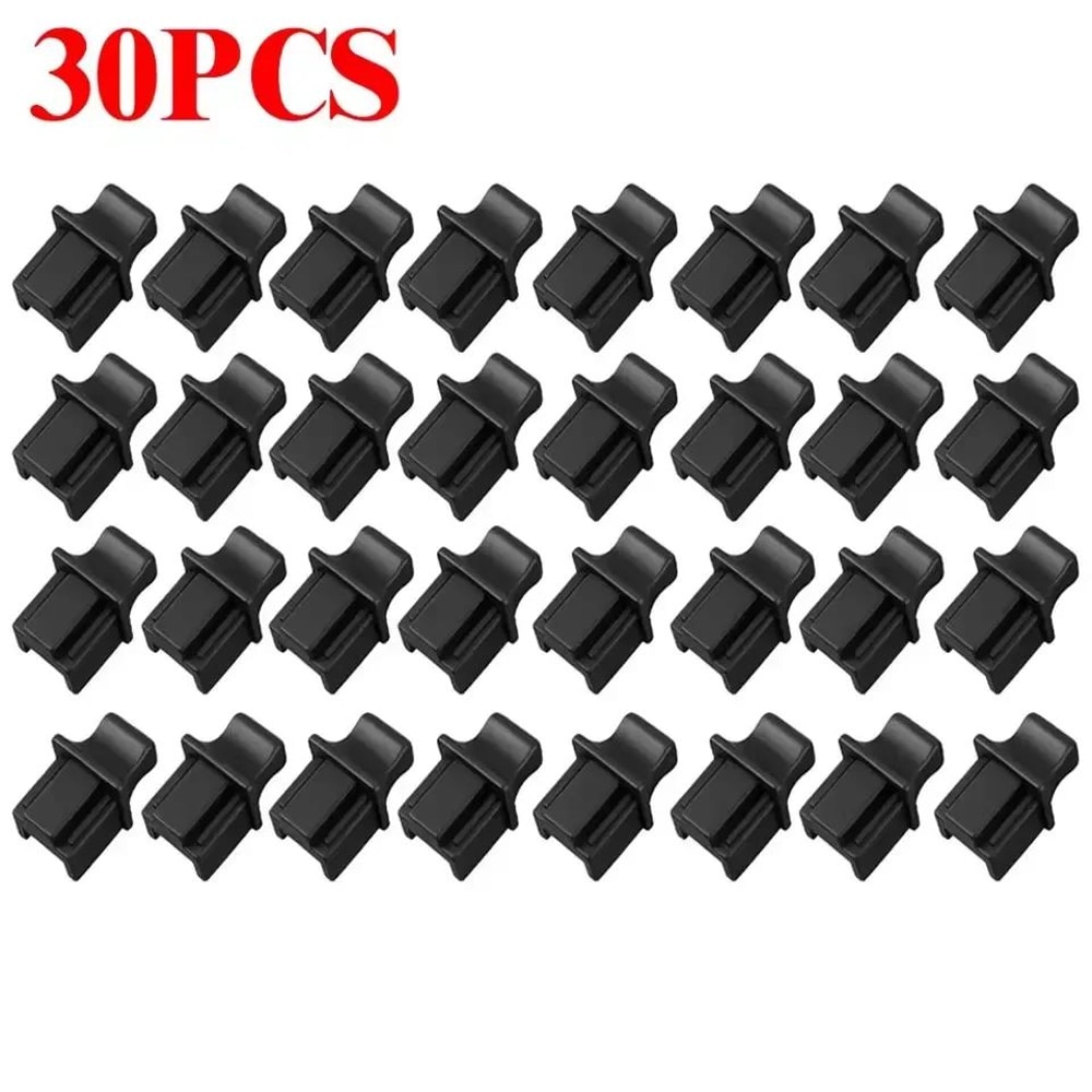 RJ45 Ethernet Port Dust Covers Silicone LAN Port Protectors For Routers Switches 7