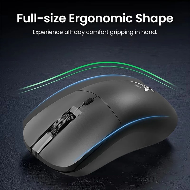 PrecisionFlow 24G Wireless Gaming Mouse 1600 DPI Ergonomic Optical Mouse For PC Laptop 1