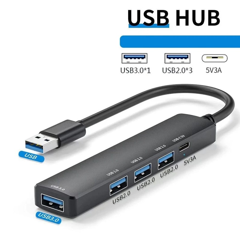 PowerLink USB C Hub With 4K HDMI 100W PD Multiport Adapter For MacBook Laptop 9