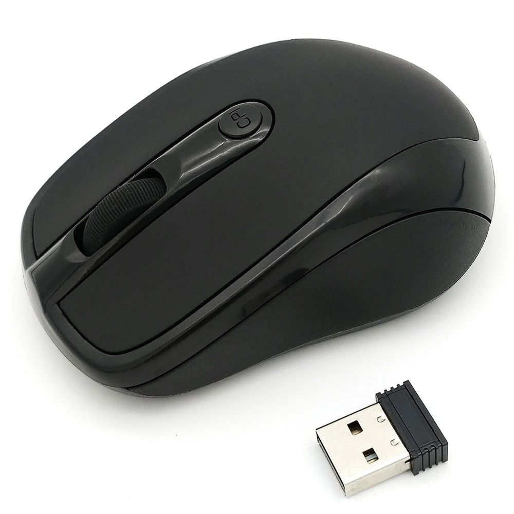 FlexiClick 2000DPI 24GHz Wireless Mouse Ergonomic USB Optical Mouse For Laptop PC 0