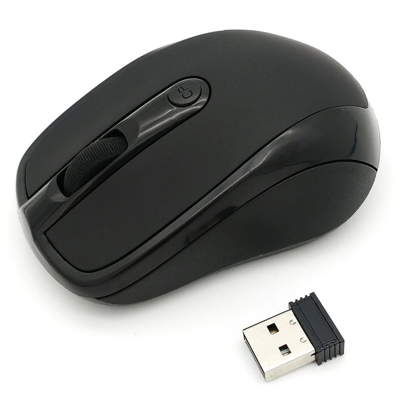 FlexiClick 2000DPI 24GHz Wireless Mouse Ergonomic USB Optical Mouse For Laptop PC 0