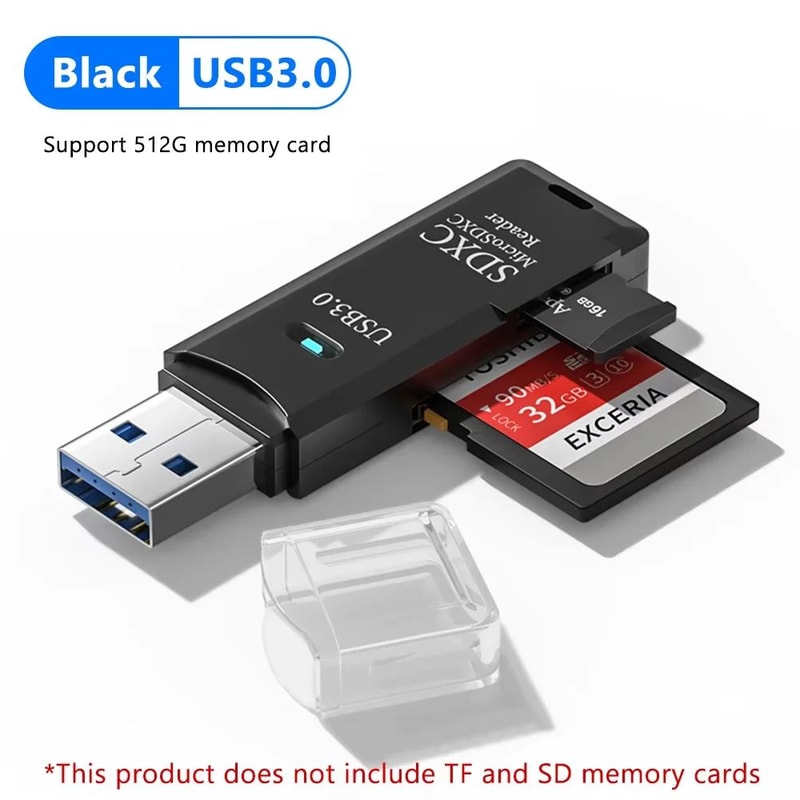 DualConnect USB 30 TypeC Card Reader 2in1 SD And Micro SD Adapter For PC Laptop 7