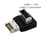 90 USB 31 Type E To TypeC Adapter Angled Front Panel Motherboard Connector Cable 0