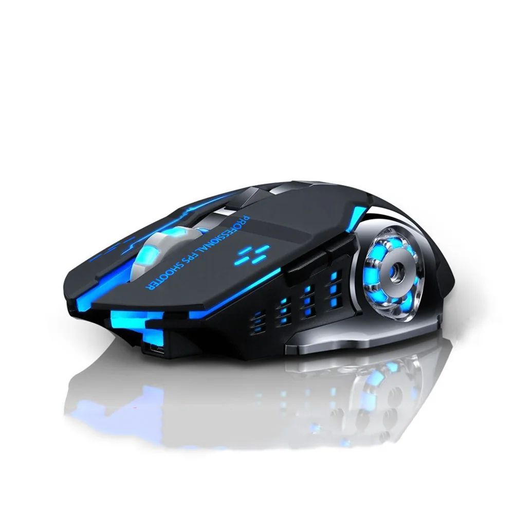 StealthCharge Rechargeable Wireless Gaming Mouse Silent Bluetooth 24G RGB PC Mouse 2
