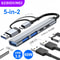 5in1 USB C Hub With 65W PD MultiPort Type C To USB 30 Adapter For MacBook Lenovo 0