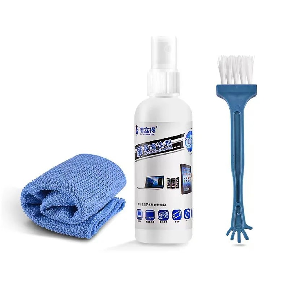 KCL1005 LCD Screen Cleaning Kit 3in1 Screen Cleaner For Laptop Monitor TV 3