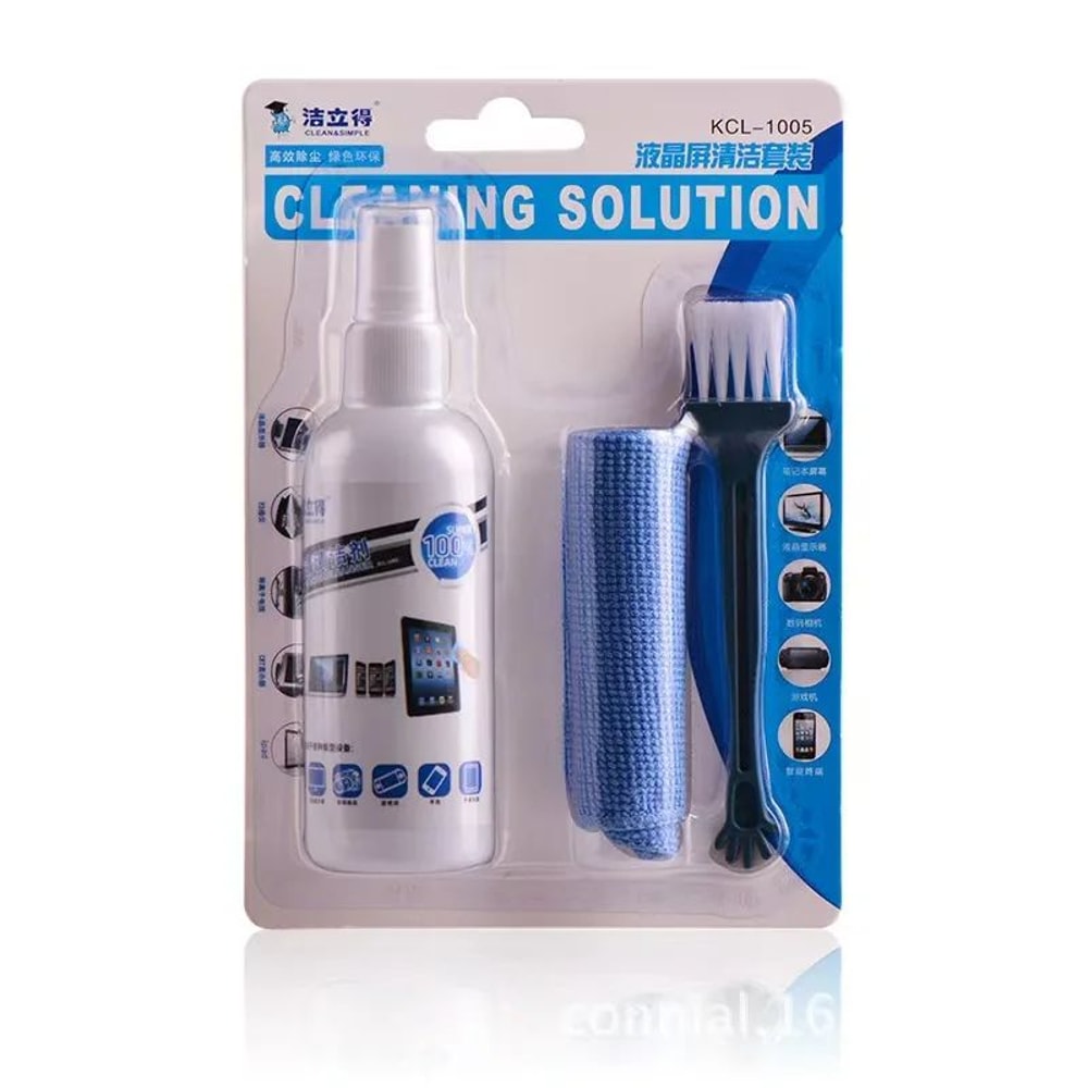 KCL1005 LCD Screen Cleaning Kit 3in1 Screen Cleaner For Laptop Monitor TV 4