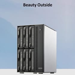 terramaster d6-320 6-bay external hard drive enclosure – usb 3.2 gen2 type-c 10gbps hdd storage (diskless)