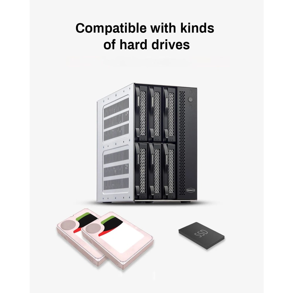 TERRAMASTER D6320 6Bay External Hard Drive Enclosure USB 32 Gen2 TypeC 10Gbps HDD Storage Diskless 2