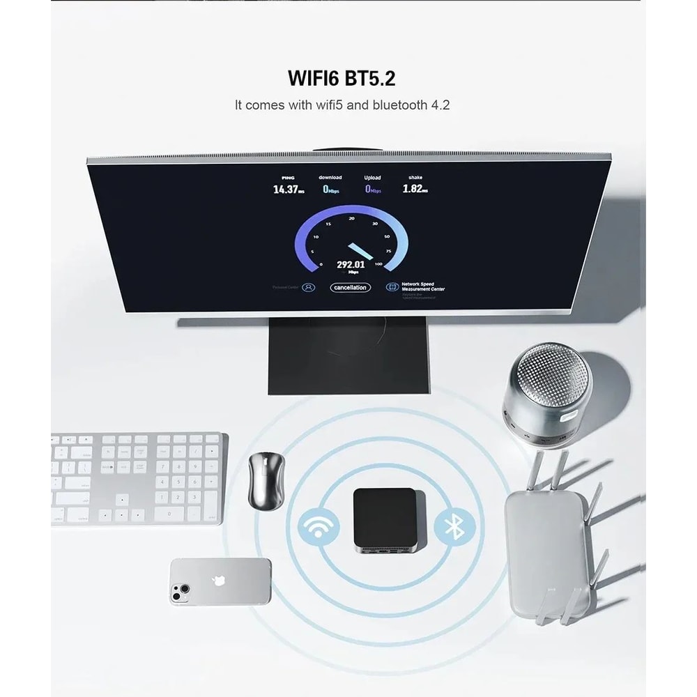 Intel I9 Windows 11 Pro Mini PC 12GB RAM 512GB SSD WiFi 6 Compact Desktop Computer 0
