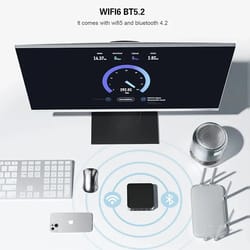 intel i9 windows 11 pro mini pc – 12gb ram 512gb ssd wifi 6 compact desktop computer