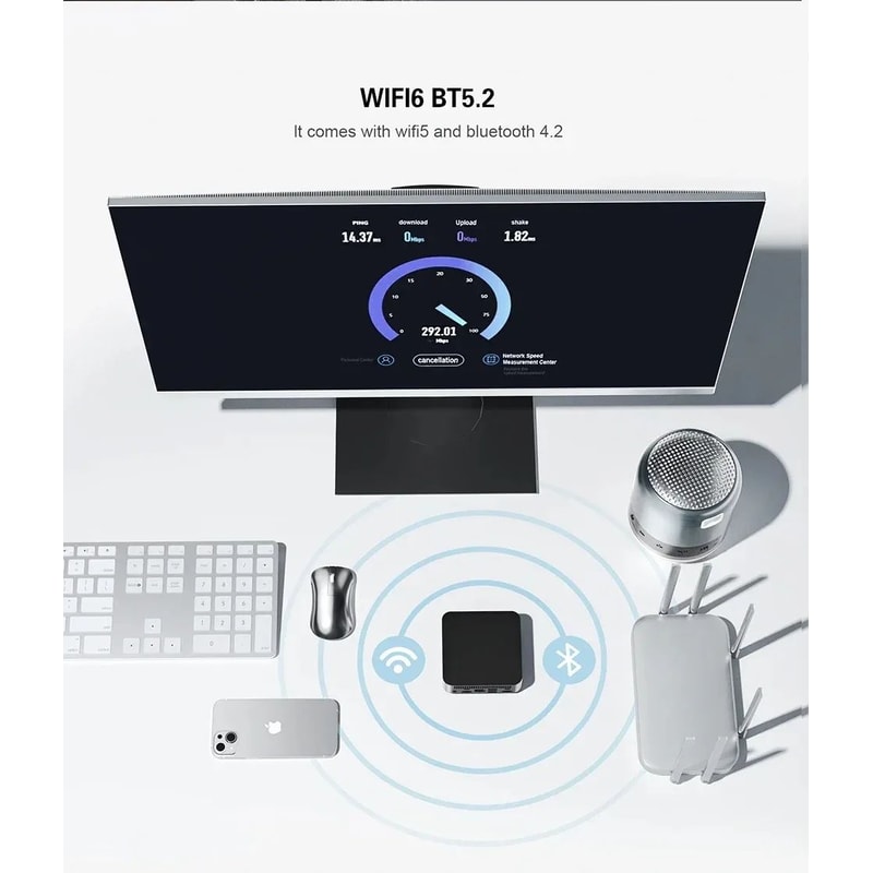 Intel I9 Windows 11 Pro Mini PC 12GB RAM 512GB SSD WiFi 6 Compact Desktop Computer 0