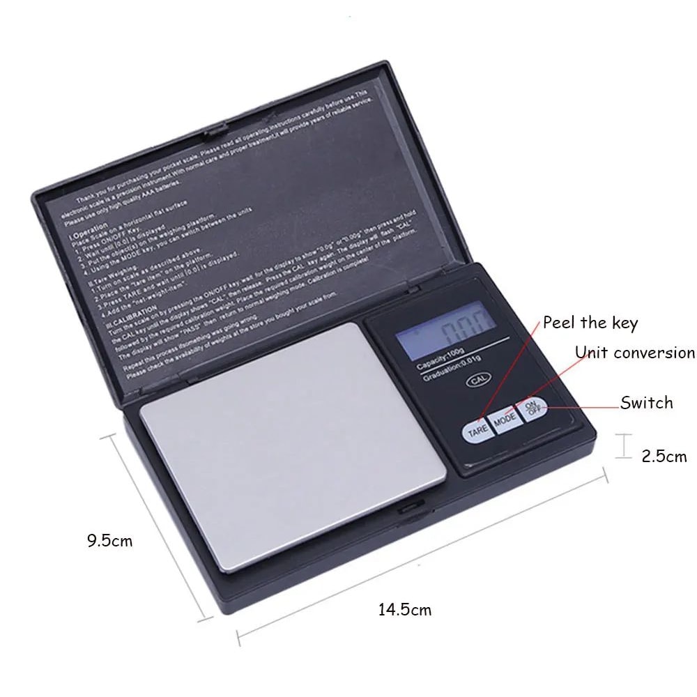 PrecisionPro 1000g Digital Pocket Scale For Jewelry Gold 4