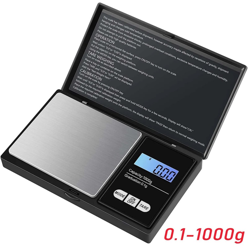 PrecisionPro 1000g Digital Pocket Scale For Jewelry Gold 10