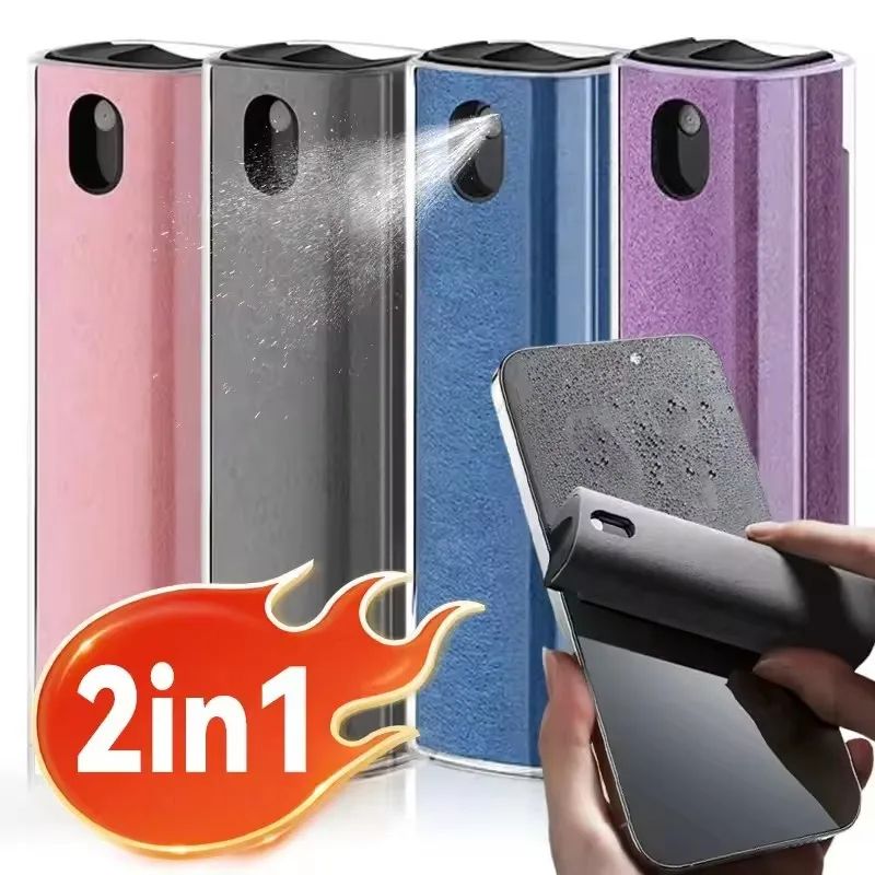 ClearView 2 In 1 Screen Cleaner Spray With Microfiber Cloth 0