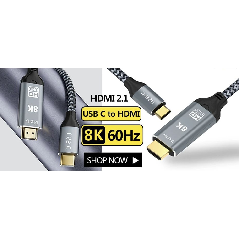 UltraStream 8K HDMI 21 Cable 48Gbps For PS5 RTX 3080 4K 120Hz Gaming 2