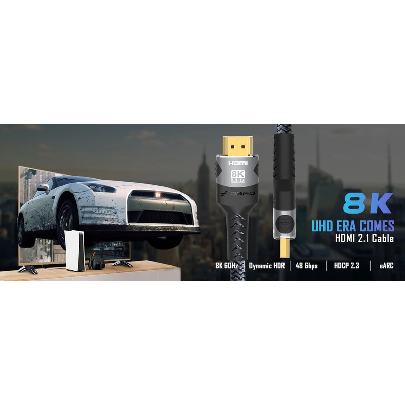 UltraStream 8K HDMI 21 Cable 48Gbps For PS5 RTX 3080 4K 120Hz Gaming 3