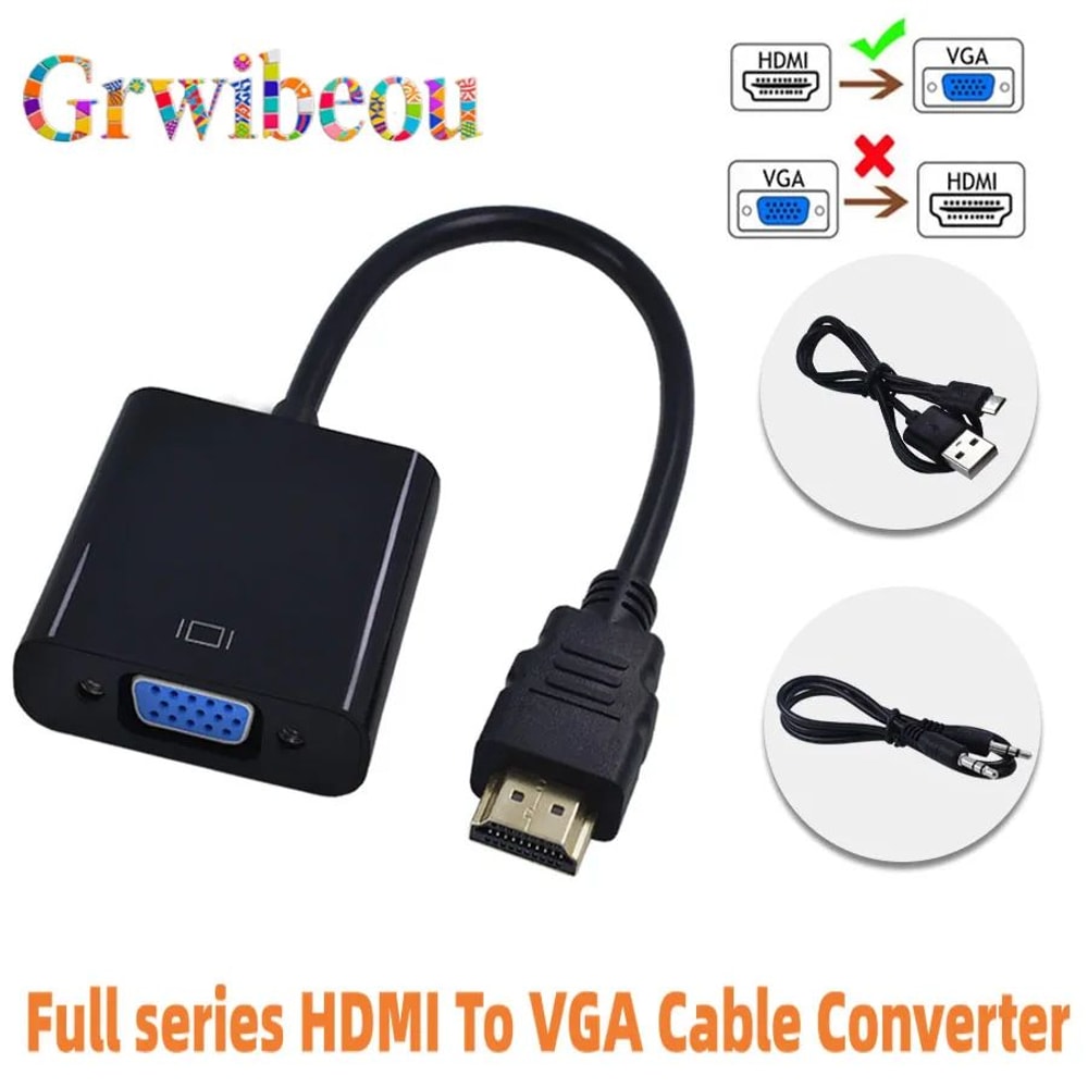 ClearLink 1080P HDMI To VGA Converter With Audio Power Support 0