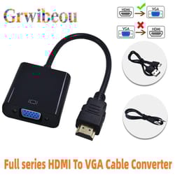 clearlink 1080p hdmi to vga converter with audio & power support