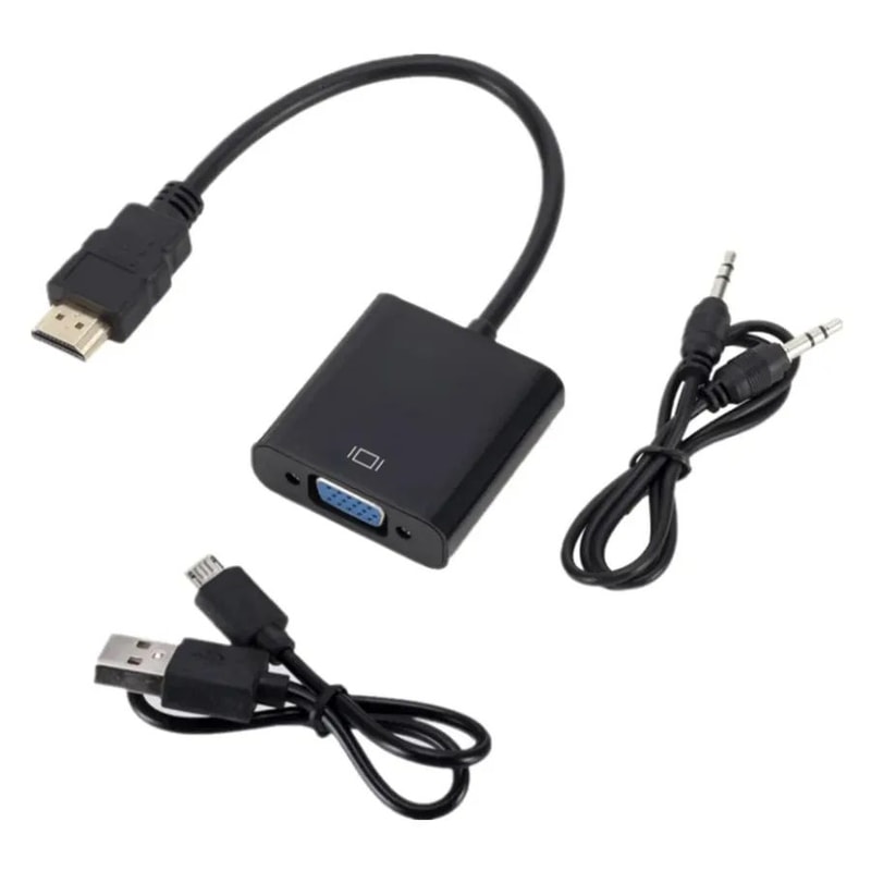 ClearLink 1080P HDMI To VGA Converter With Audio Power Support 3