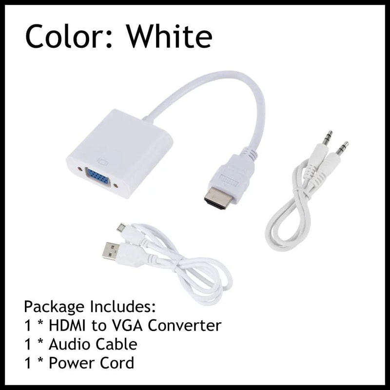 ClearLink 1080P HDMI To VGA Converter With Audio Power Support 9