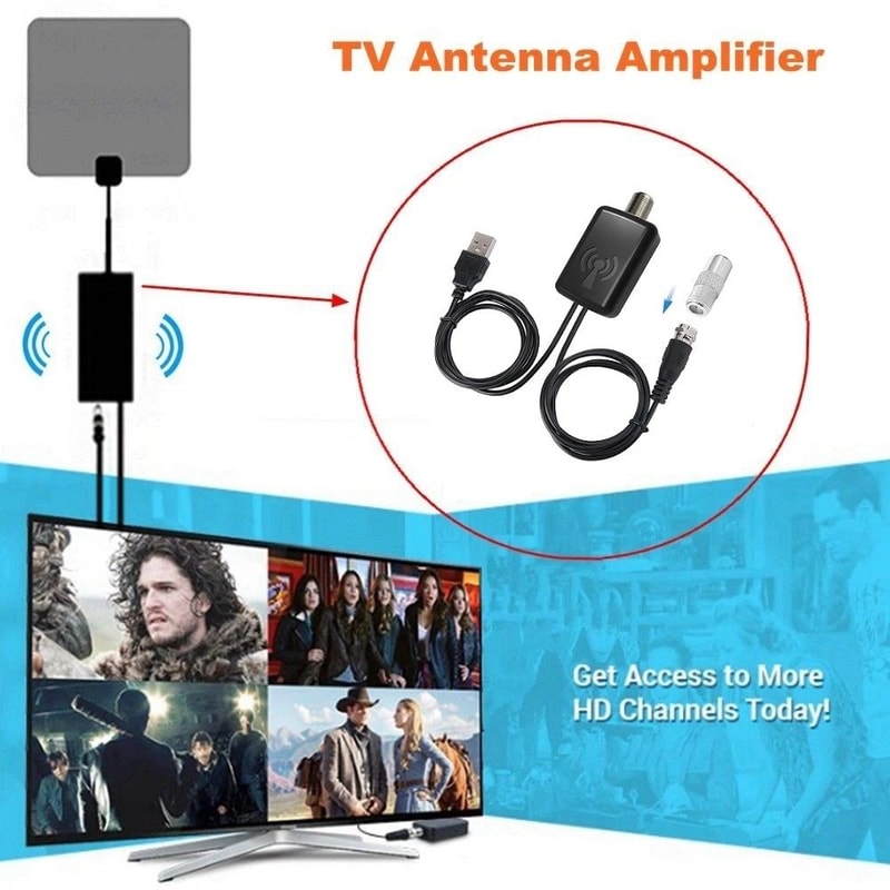 ClearBoost 4K TV Antenna Amplifier Signal Booster For Stable Digital Reception 2
