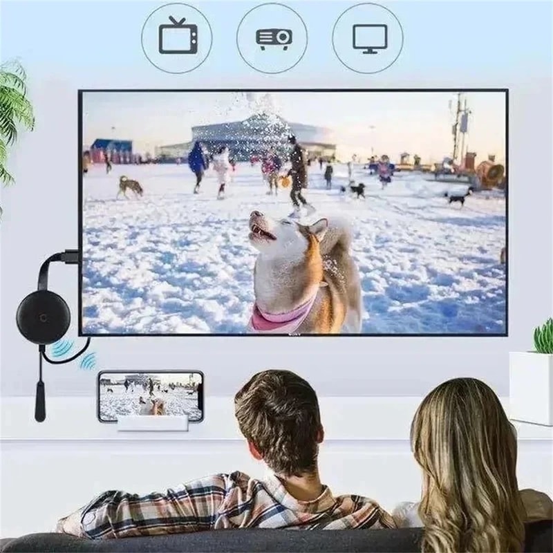 SmartView 1080P Wireless TV Stick Screen Mirroring Adapter For Android And IOS 3