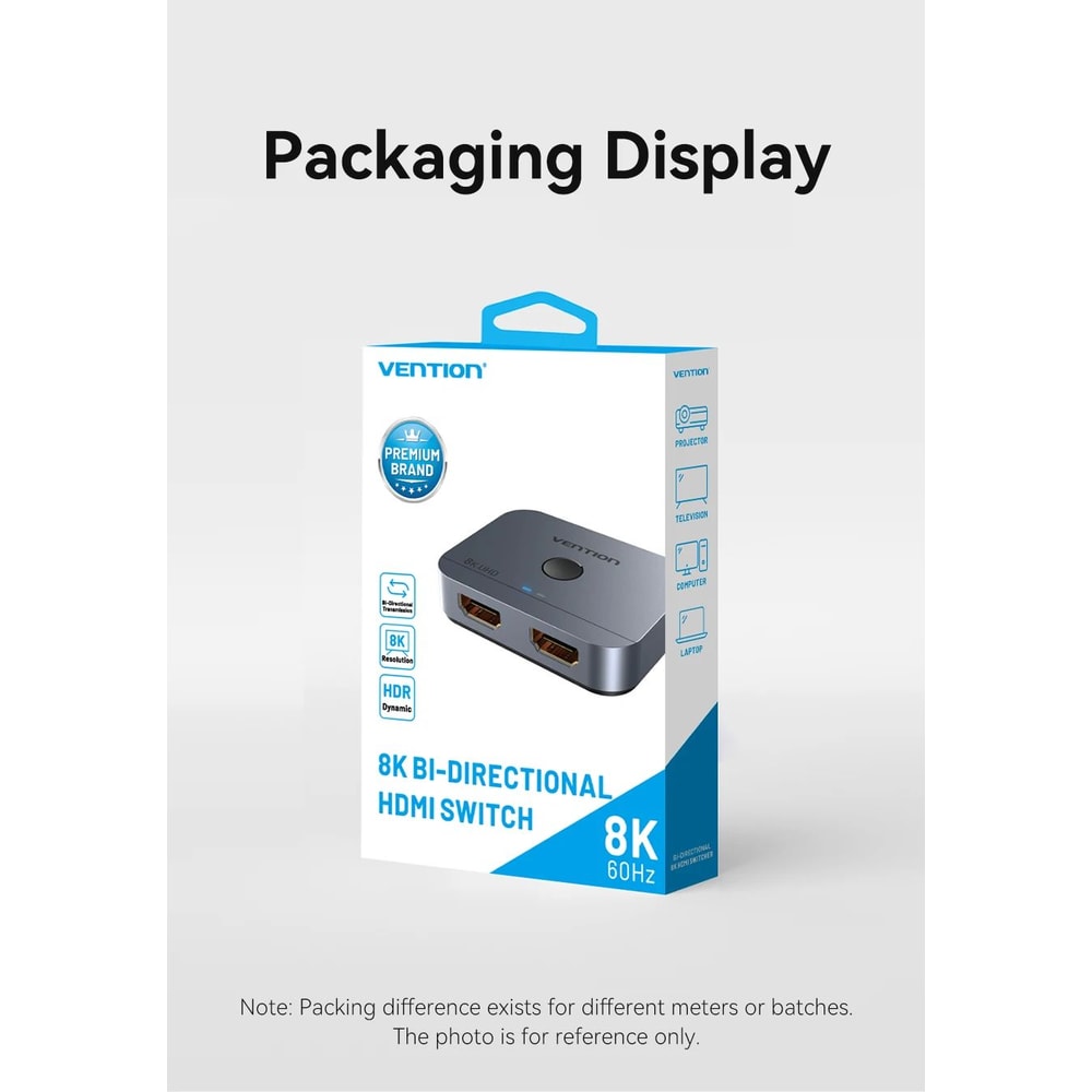 Vention HDMI 21 Splitter 8K 60Hz BiDirectional Switch For PS5 Xbox And TV 2