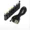 Universal USB To DC 5V Power Cable With 8 Connector Tips 3