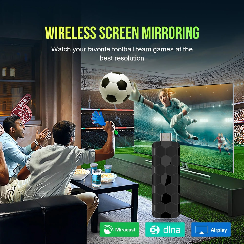 R3 8K Android TV Stick With WiFi 6 Voice Remote 8GB128GB 1