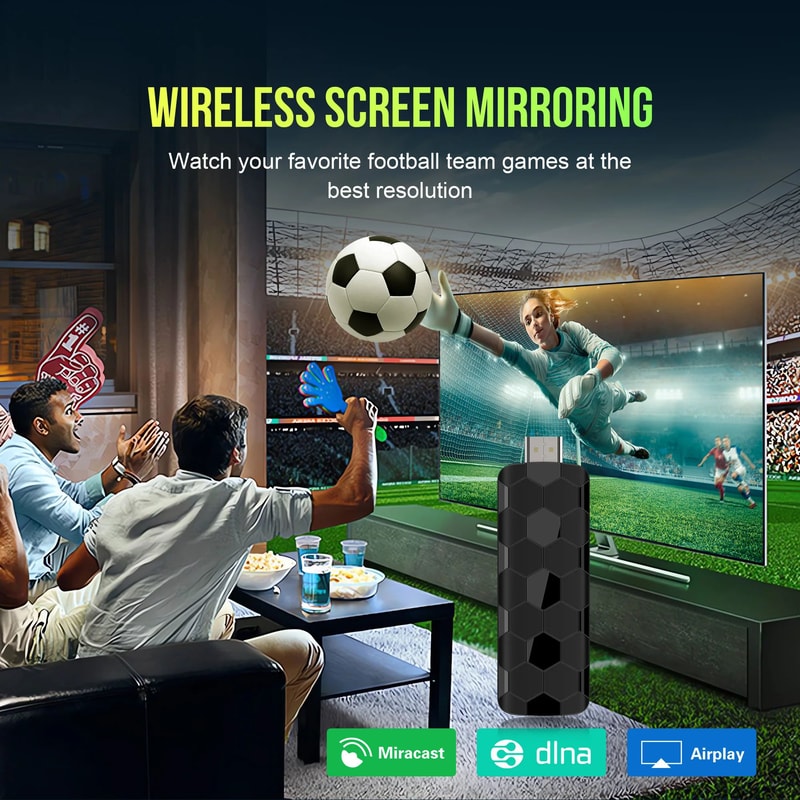 R3 8K Android TV Stick With WiFi 6 Voice Remote 8GB128GB 1