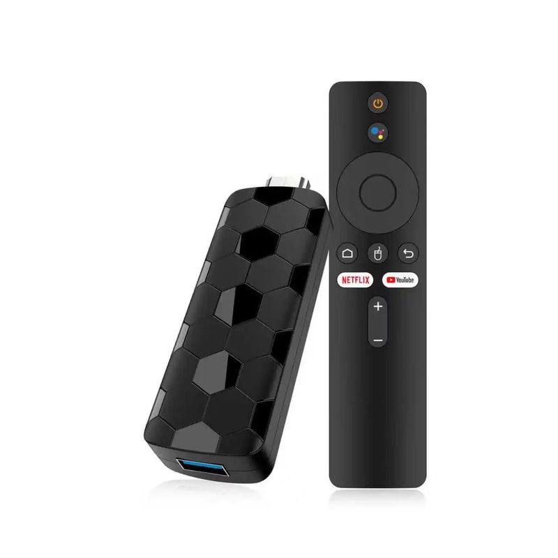 R3 8K Android TV Stick With WiFi 6 Voice Remote 8GB128GB 4
