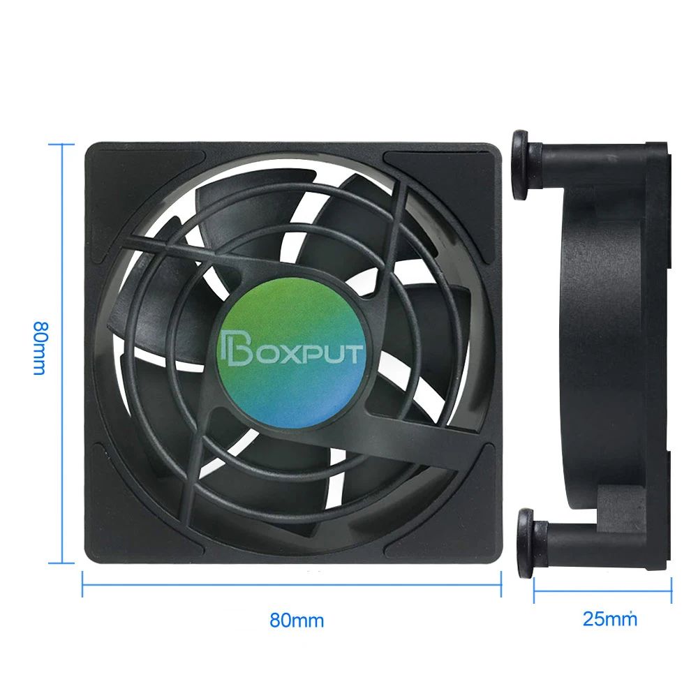 USB Cooling Fan For Android TV Box Silent Mini Radiator Cooler 8