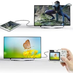 4k 60hz hdmi to mini hdmi cable nylon braided v2.0 (1m–10m)