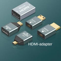 4k 60hz mini micro hdmi adapter converter for laptop, camera & tv