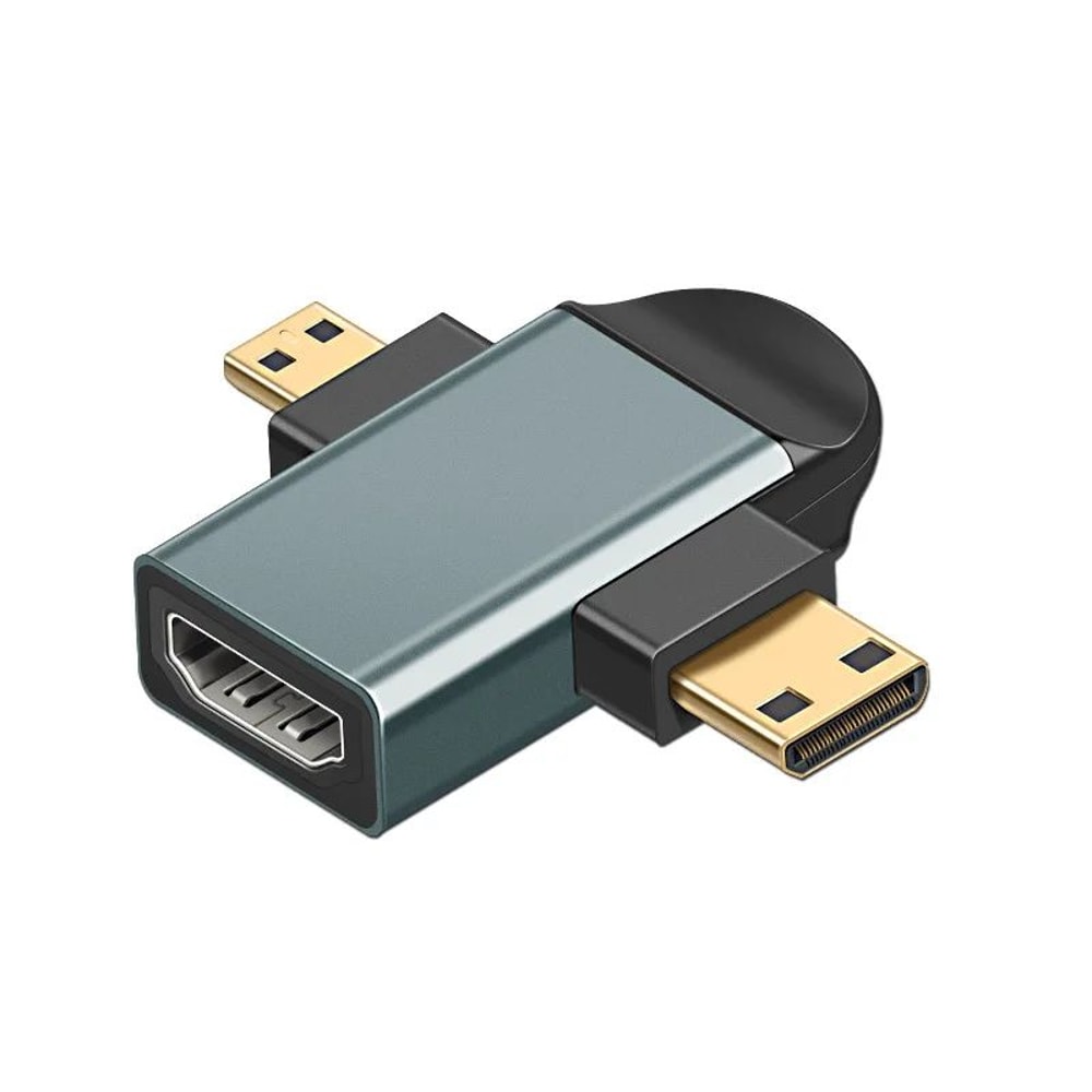 4K 60Hz Mini Micro HDMI Adapter Converter For Laptop Camera TV 6