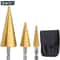 HSS Titanium Coated Step Drill Bit Set For Metal Wood 412 420 432mm 0